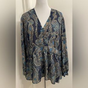 JL Studio peasant style blouse